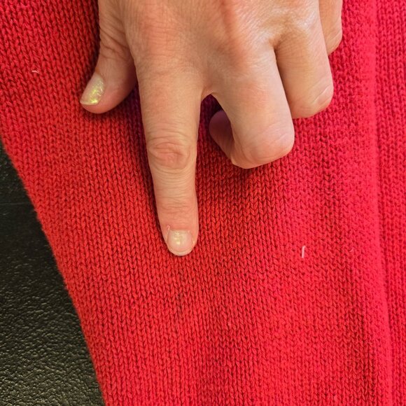 Heirloom Collectibles Vintage Cardigan Sweater Embroidered Granny Core Red - Picture 14 of 14